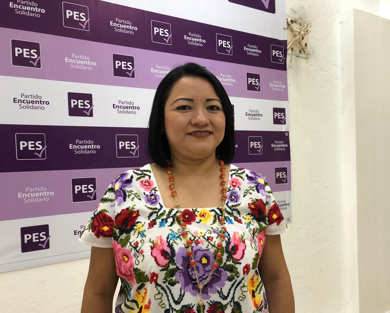 Lupita Uxul busca la candidatura del III Distrito Federal en el PES