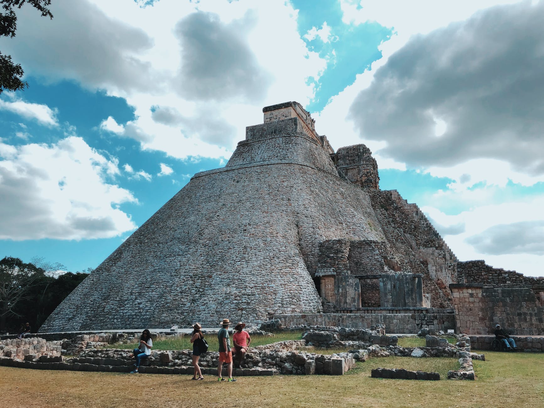 pyramid of the magician in uxmal