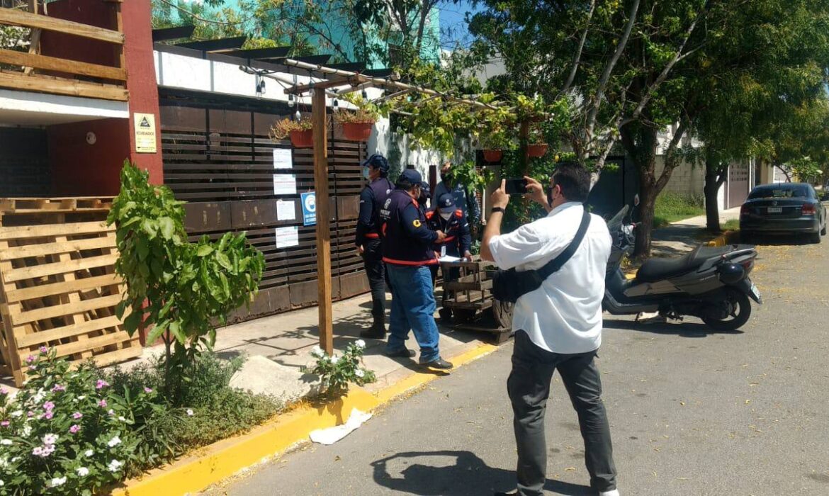 Clausuran un casino y dos negocios de comida, por incumplir normas sanitarias en Mérida