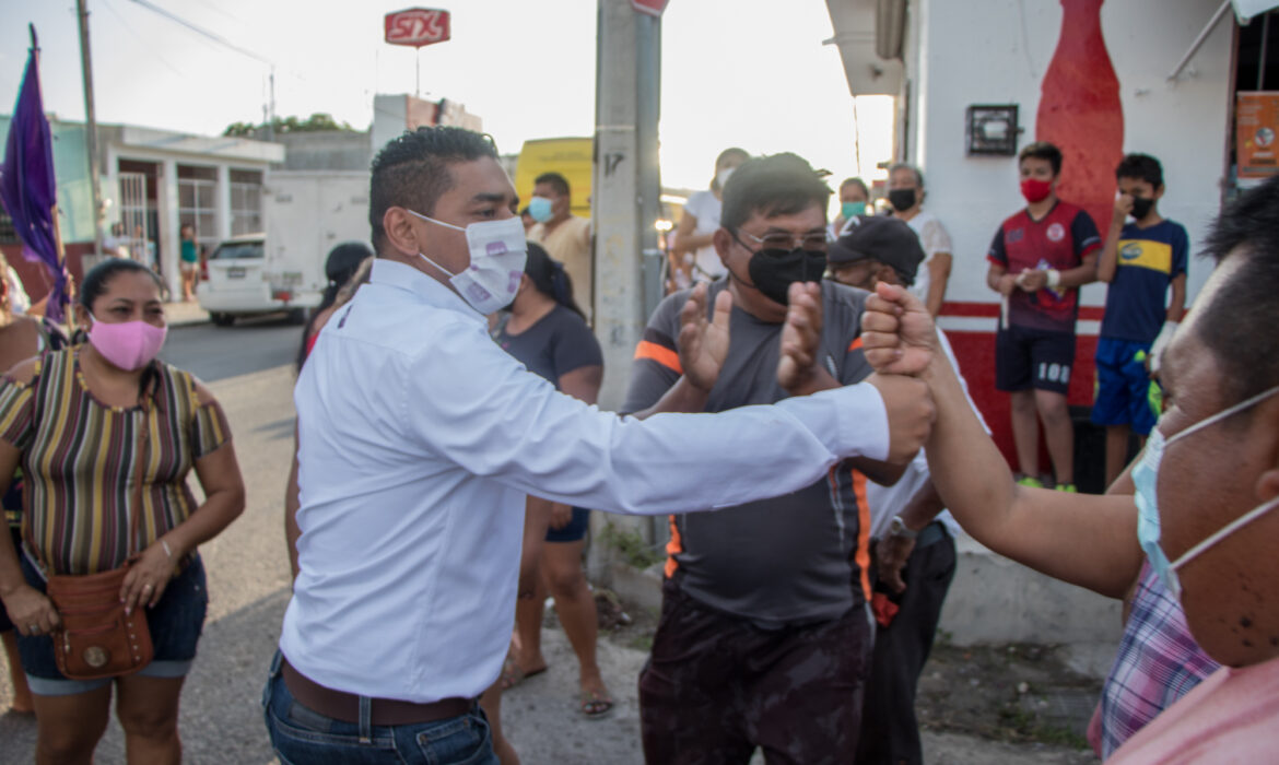 Progreseños arropan al «Caballo Negro» en el arranque de su campaña a la alcaldía del puerto