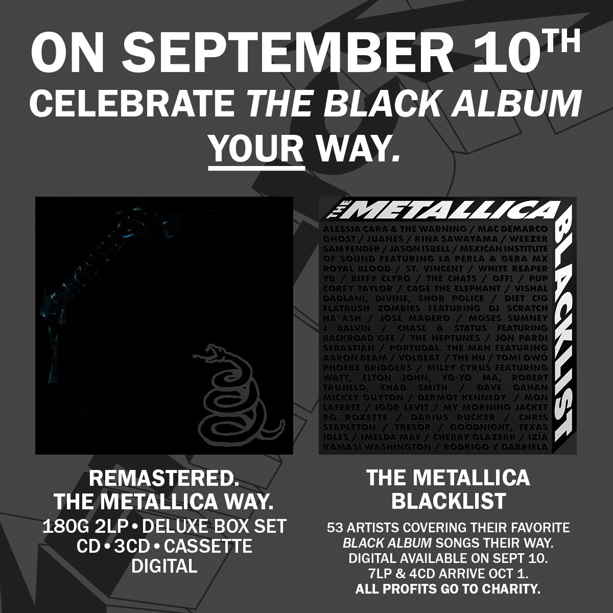 Yo sí escucharé el Álbum Negro de cóvers de Metallica
