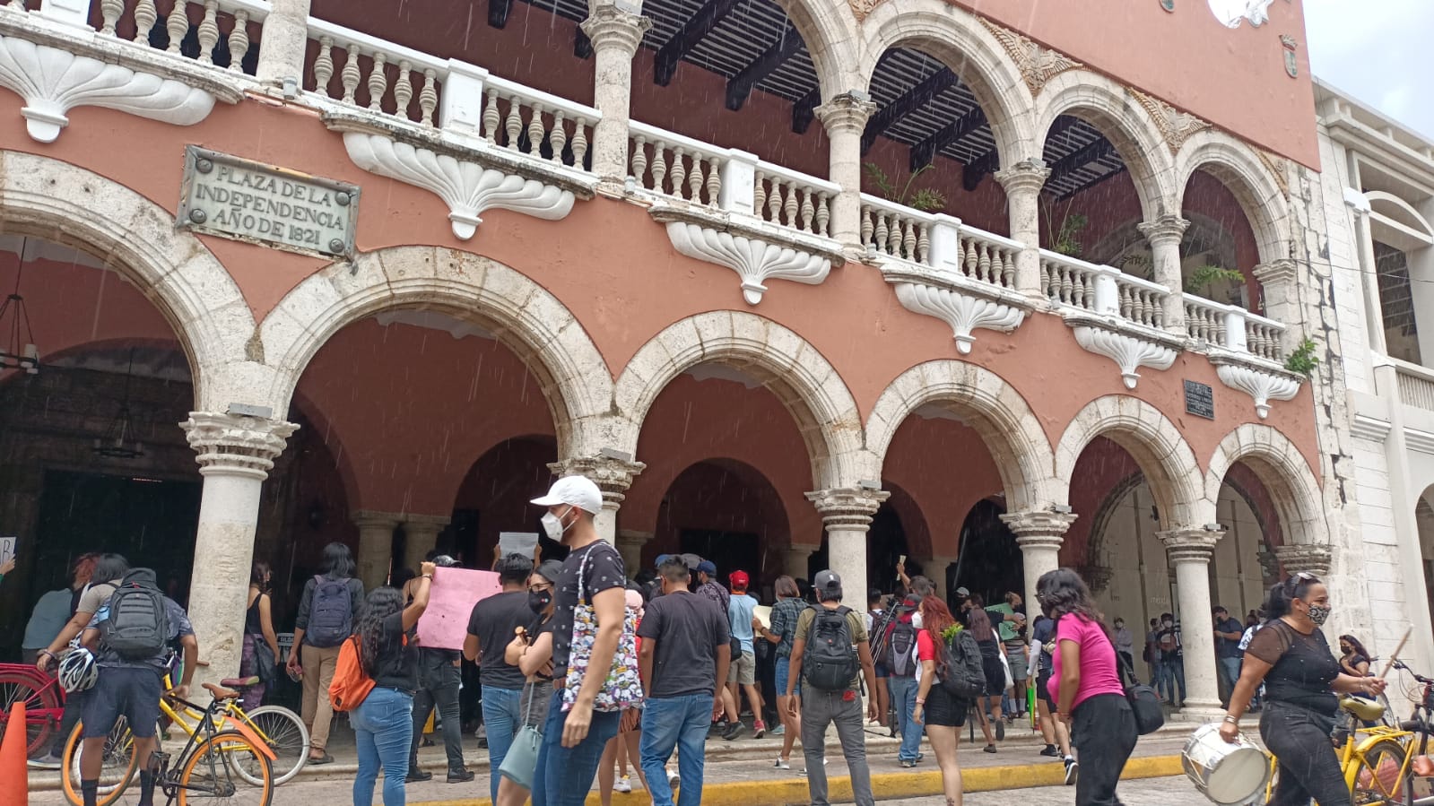 Protestas por la muerte del Güero en Mérida