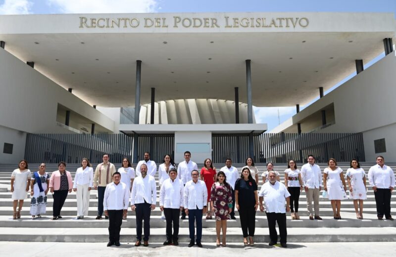 Inicia la LXIII Legislatura, llaman a responder con responsabilidad y confianza a los yucatecos