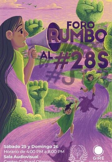 Activistas invitan a mujeres al foro Rumbo al #28S