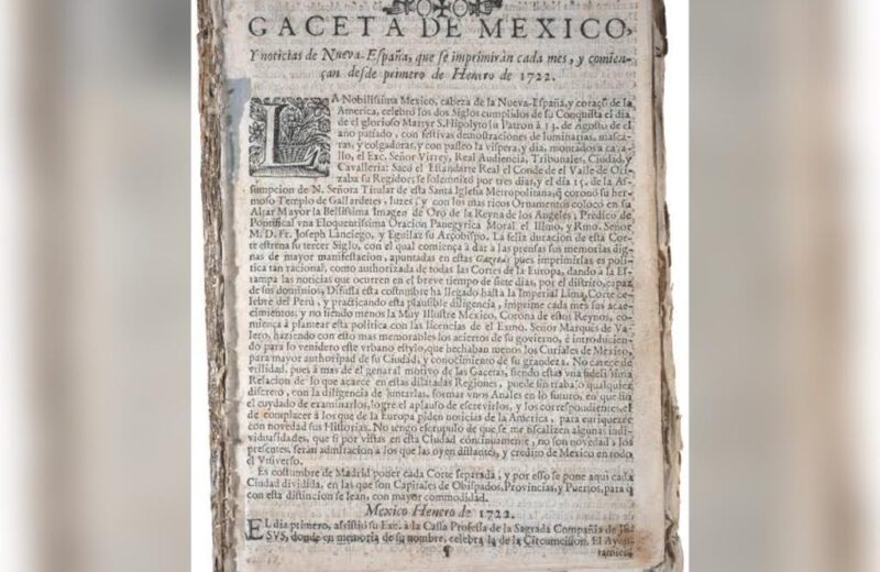 Tres siglos del periodismo en México