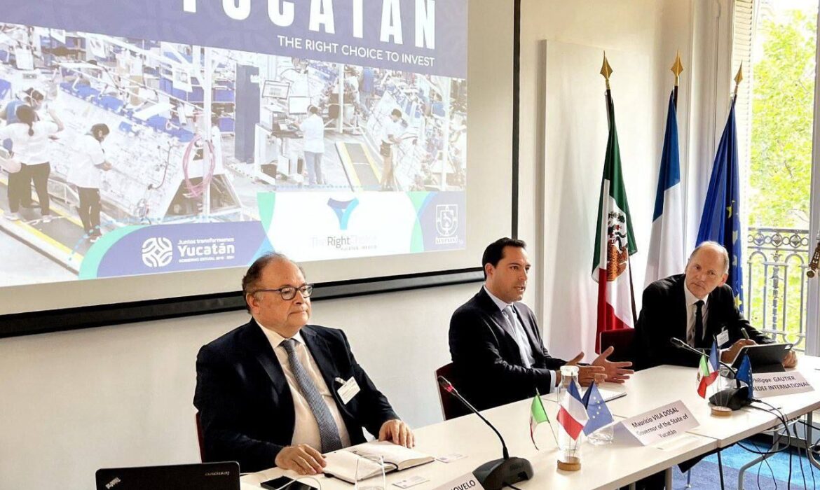Empresarios franceses interesados en conocer e invertir en Yucatán