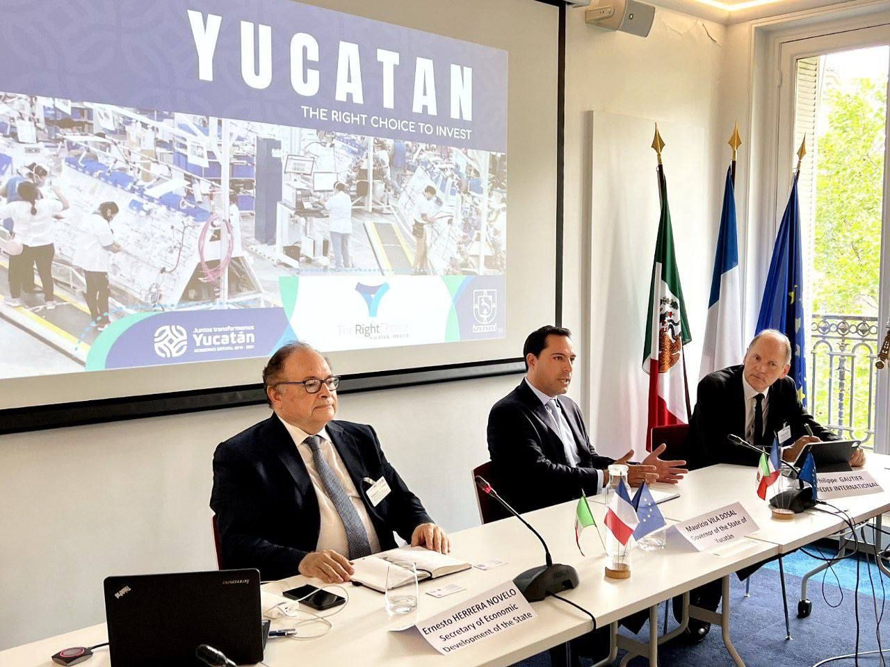 Empresarios franceses interesados en conocer e invertir en Yucatán