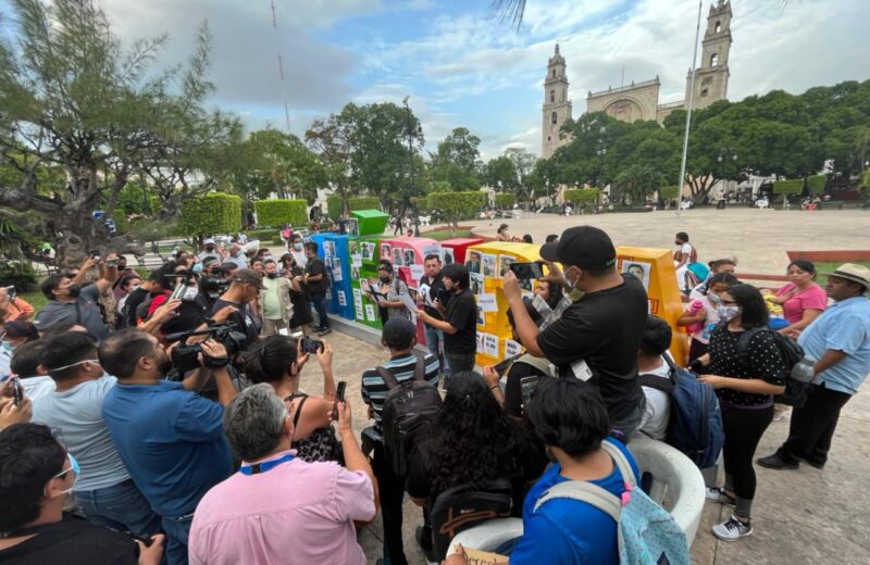 Periodistas yucatecos exigen justicia para sus colegas asesinados en México