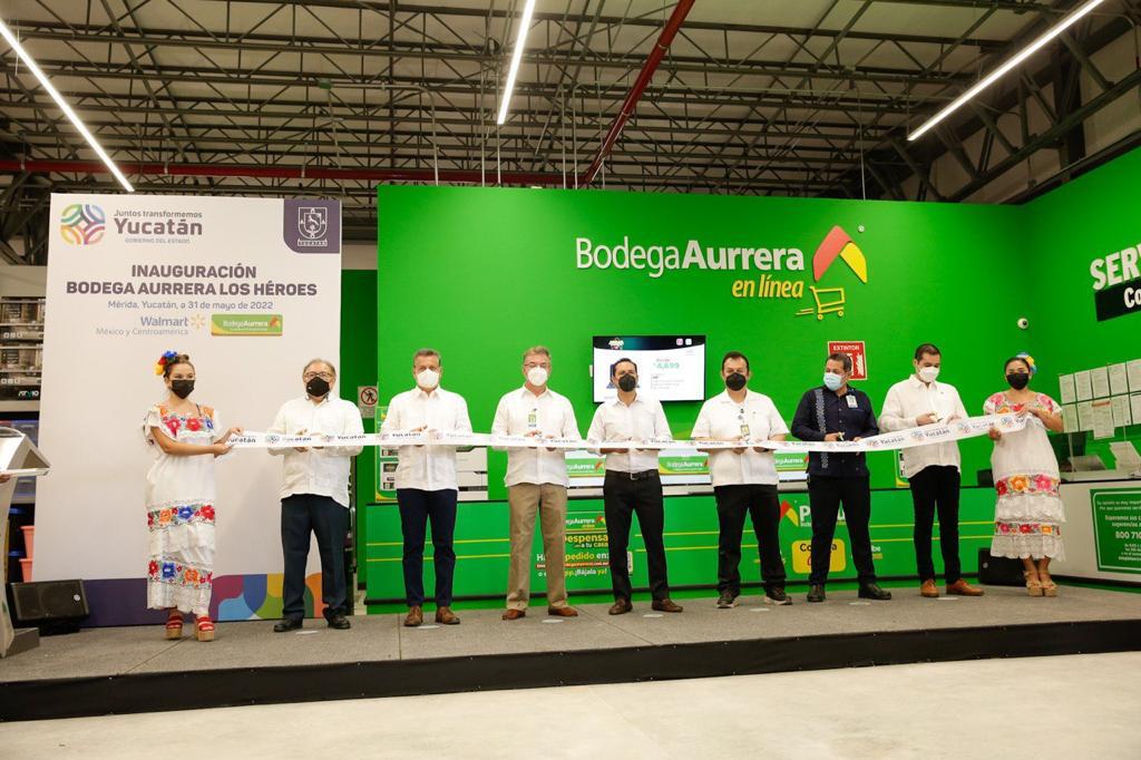 Inauguran supermercado en Los Héroes; Mérida se consolida como un polo para las inversiones