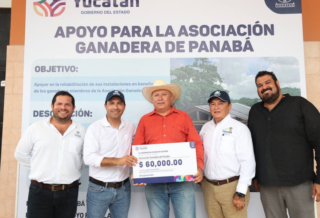 Habitantes de Panabá reciben fuerte impulso del Gobernador