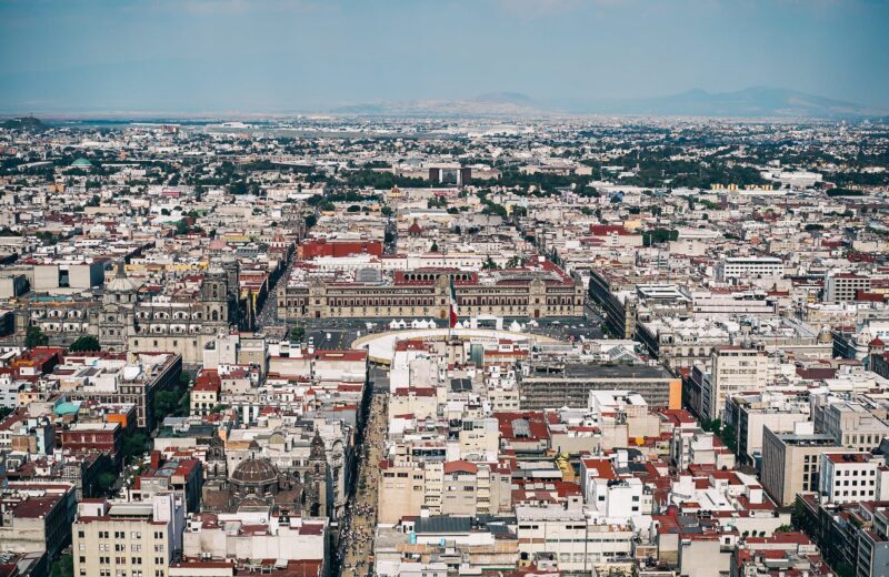 aerial photography of city