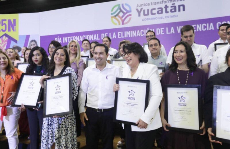 Universidades y empresas reciben Distintivo Violeta por tener espacios seguros para las mujeres