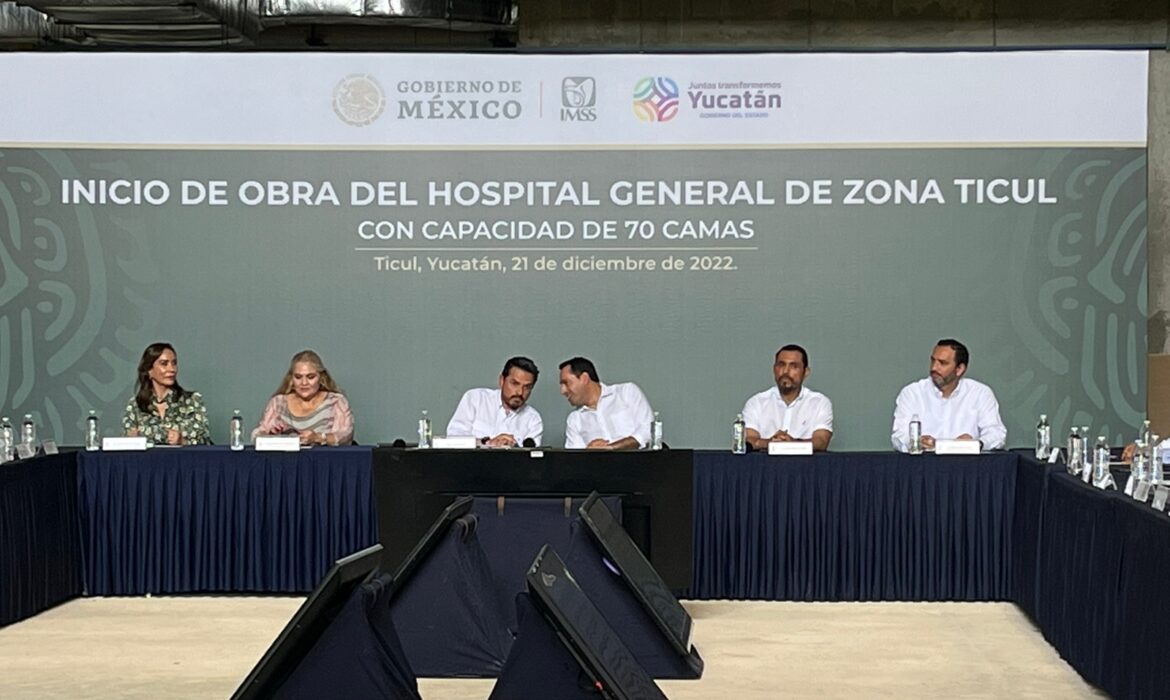 El IMSS reinicia las obras del Hospital General de Ticul, prometen tenerlo listo en junio del 2024