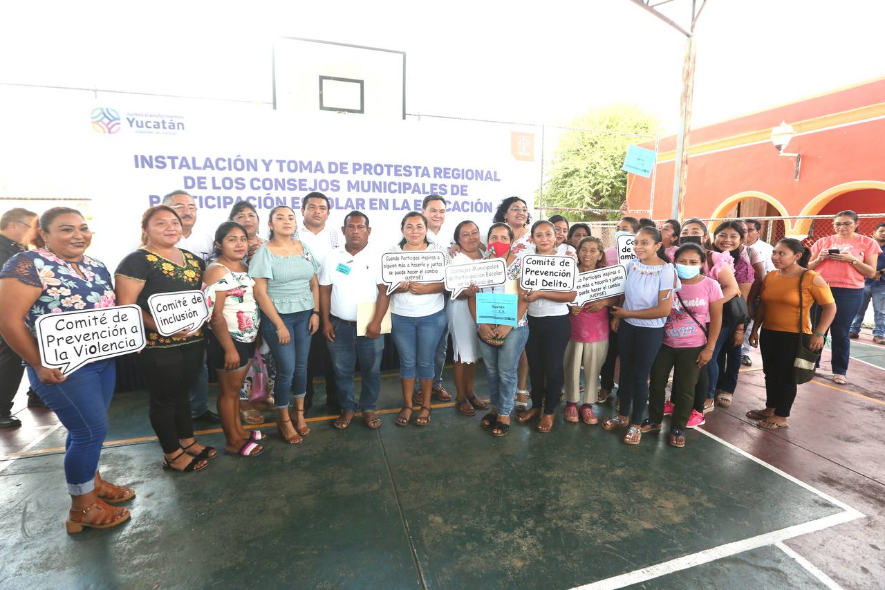 Consolidan la participación escolar en Yucatán