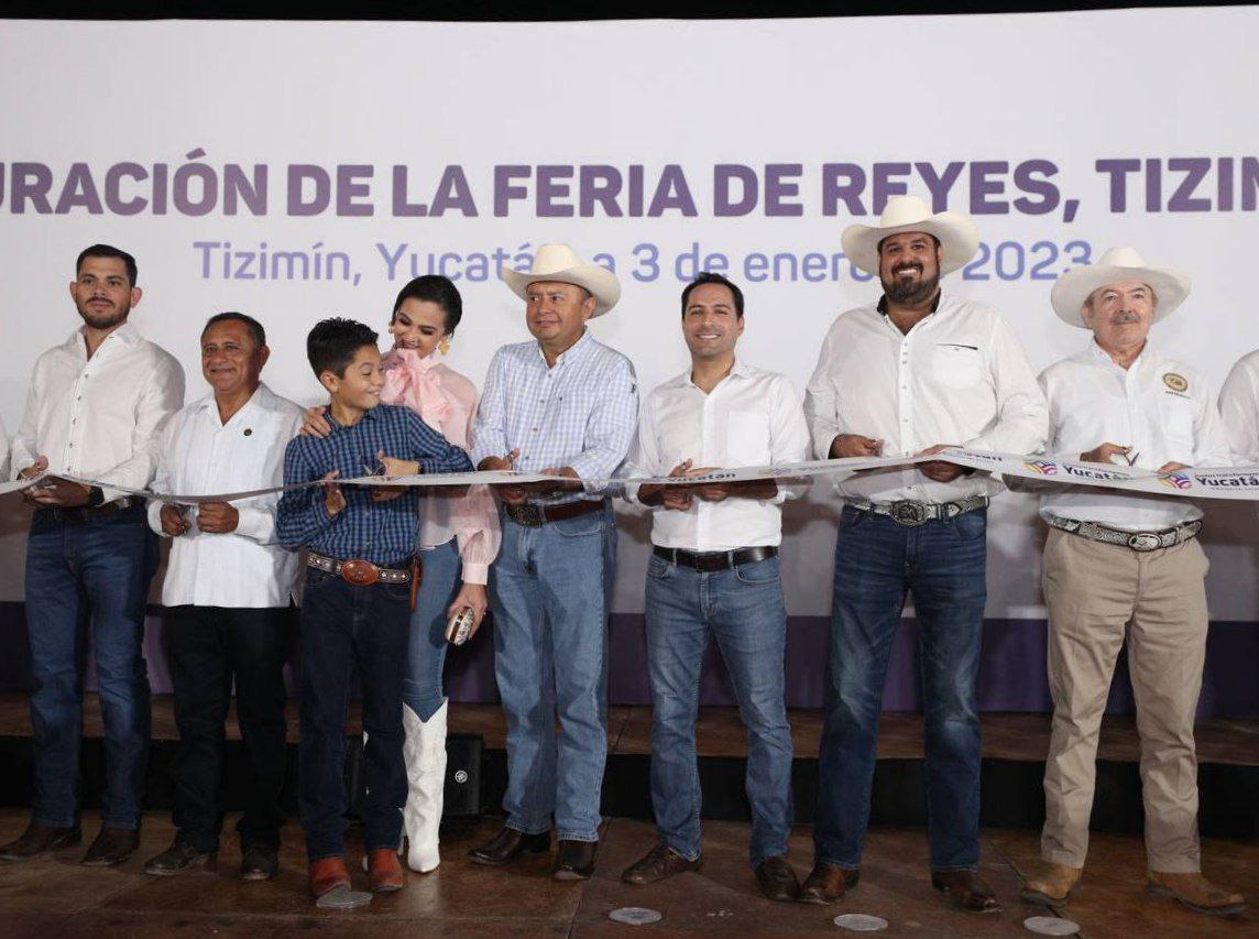 Inauguran la Feria de Reyes en Tizimín y el Gobernador anuncia 50 mdp para el Centro Histórico de esa ciudad