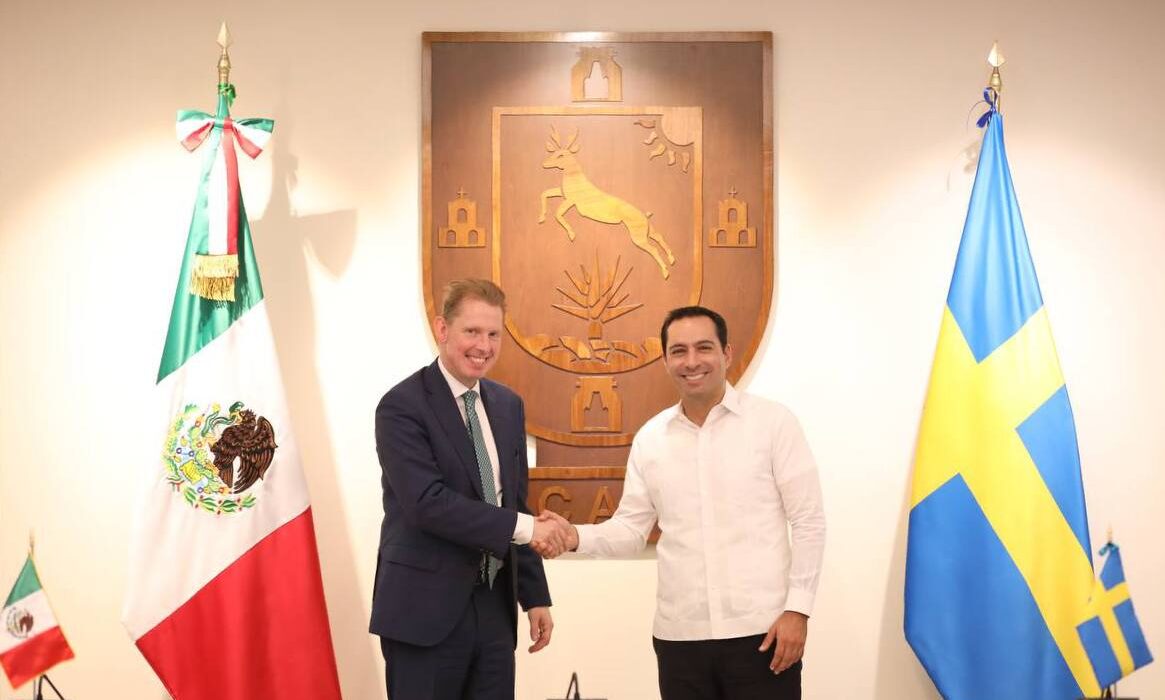 Fortalece Yucatán la cooperación con Suecia