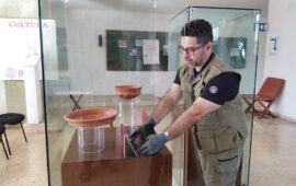 INAH exhibe piezas halladas durante los trabajos del Tren Maya en Yucatán