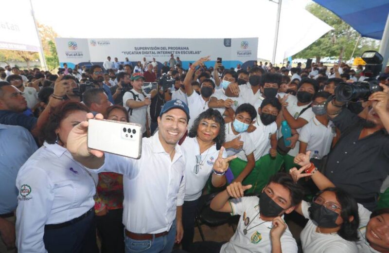 Supervisa Vila Dosal internet de alta velocidad para escuelas yucatecas