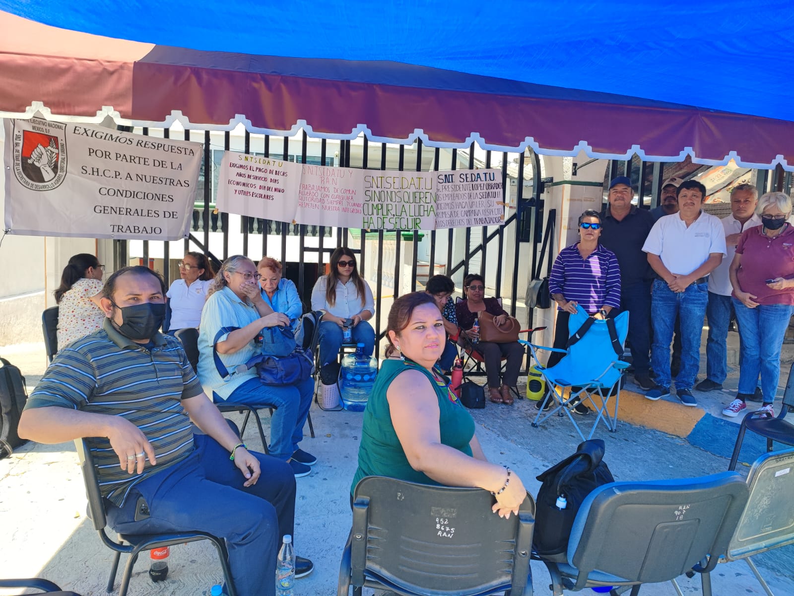 Trabajadores de Sedatu y del RAN en asamblea permanente por sus derechos