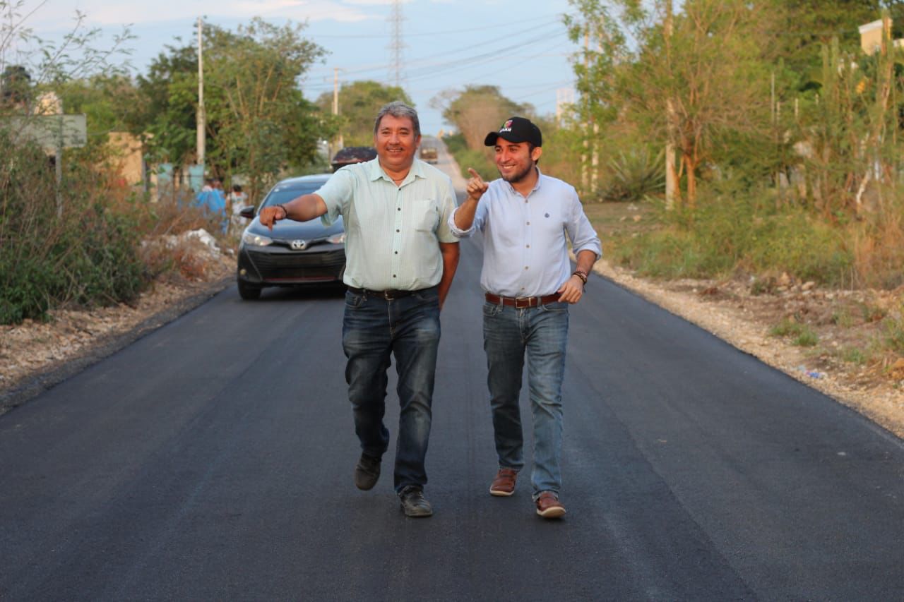 Rehabilitan calles con décadas de abandono en Umán