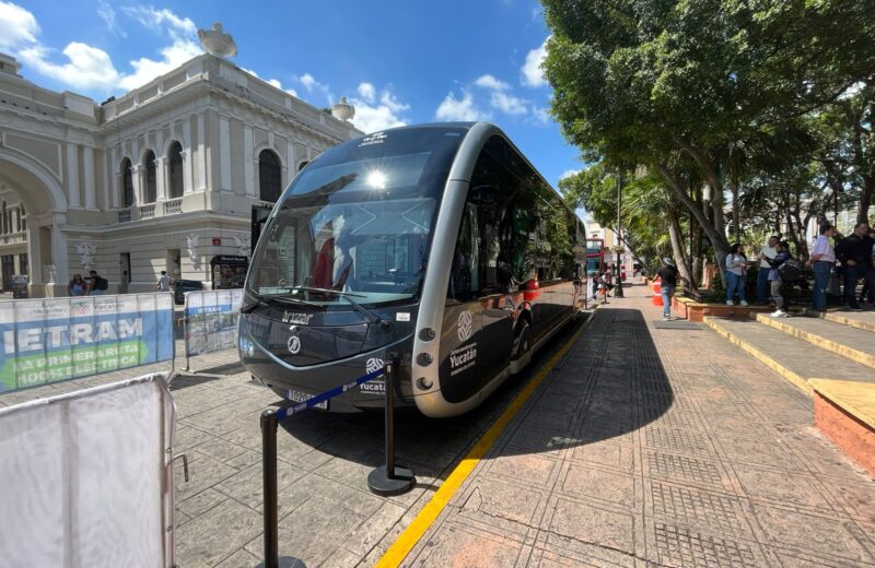 El autobús del Ie-Tram, «es algo del primer mundo en Yucatán»