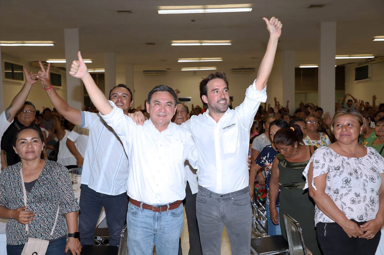 Liborio Vidal y Pablo Gamboa destacan el trabajo en equipo y unidad por Yucatán