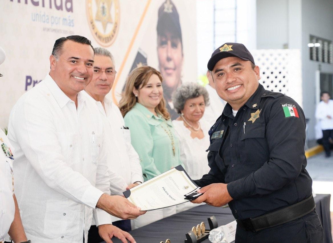 Policía Municipal de Mérida, 20 años de servicio, decoro y compromiso