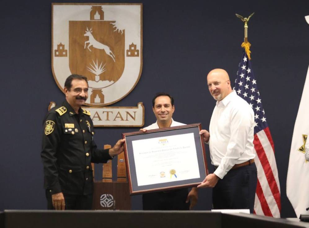 SSP de Yucatán premiada con Triple Arco, reconocimiento internacional de CALEA