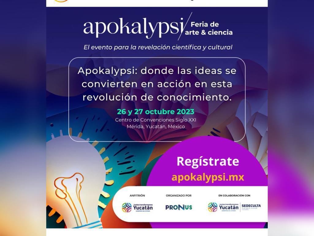 Ciencia y arte en Apokalypsi, 26 y 27 de octubre