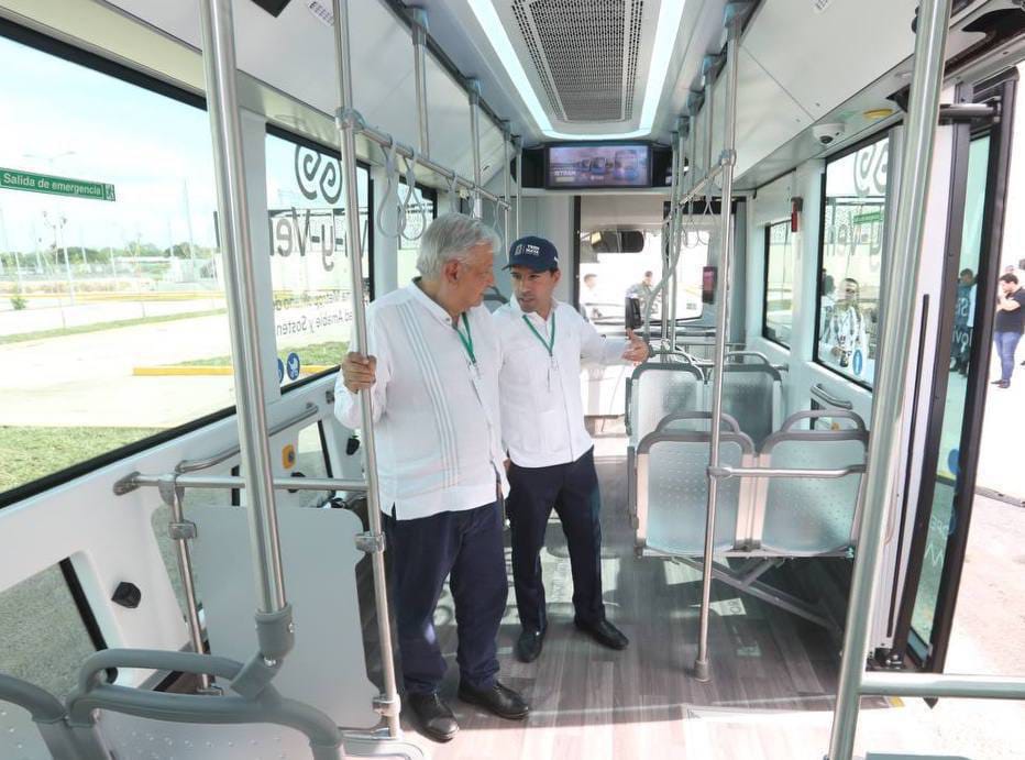 AMLO y Vila inauguran el Ie-Tram, el futuro ya es una realidad en Yucatán