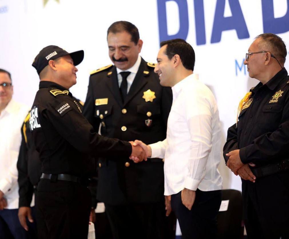 En Yucatán la gente confía en su policía, lo que nos refrenda como entidad de paz