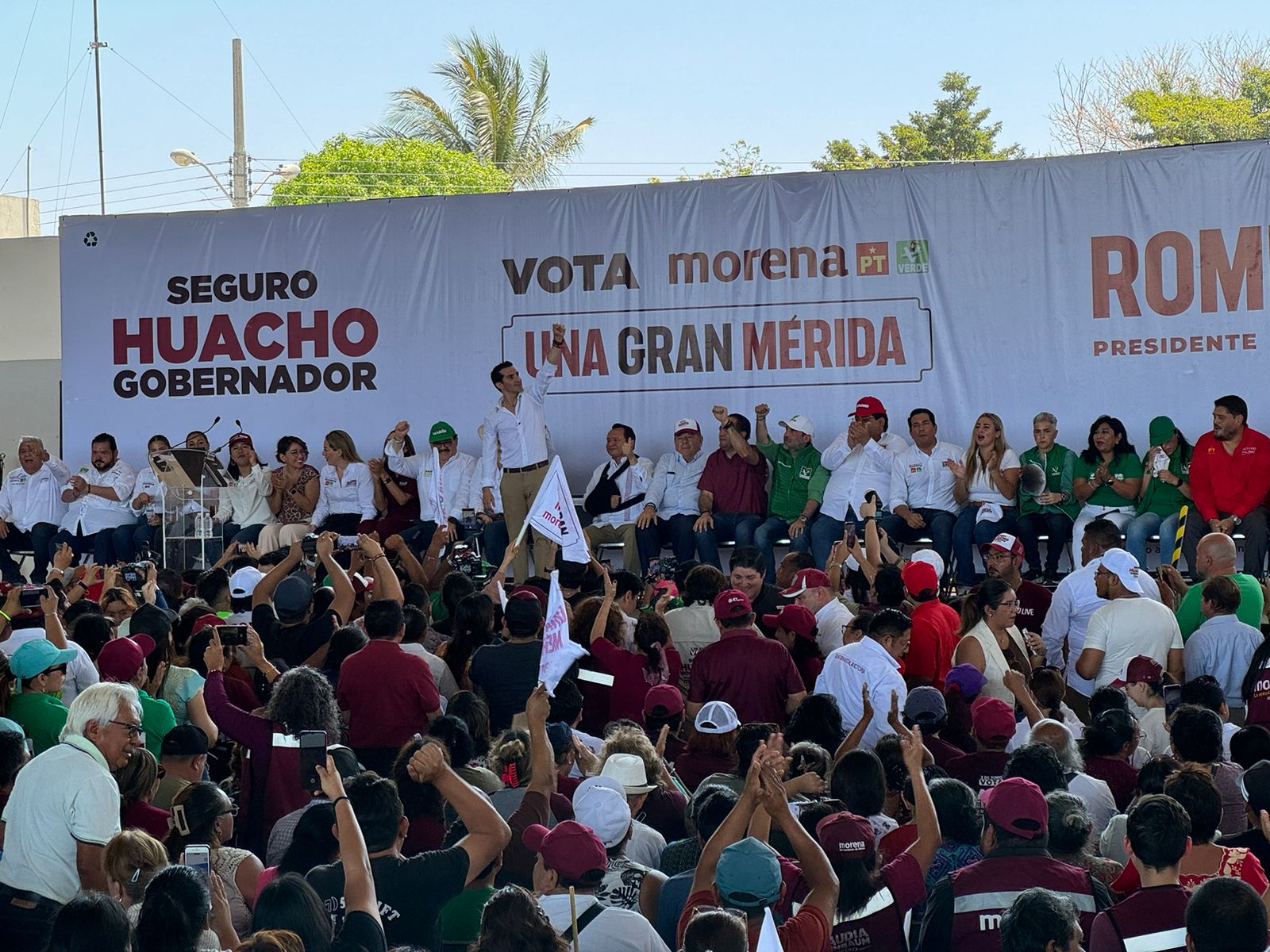 «Soy un patriota que quiere servir a Mérida»: Rommel Pacheco en su inicio de campaña