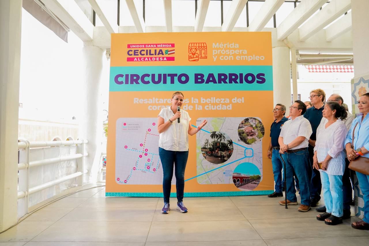 El Circuito Barrios detonará la economía local: Cecilia Patrón