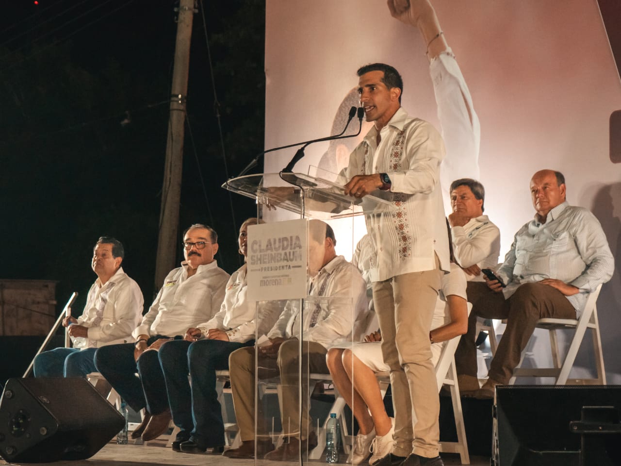 Sheinbaum en Mérida y en Kanasín sostiene que es el momento de Yucatán