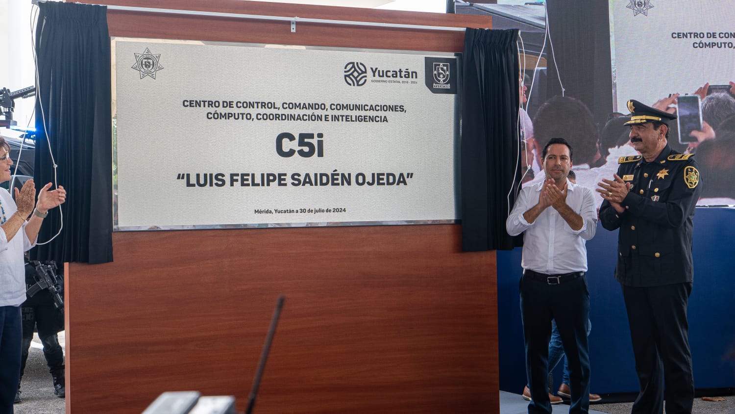 El C5i lleva el nombre de Luis Felipe Saidén Ojeda, por su labor al frente de la SSP