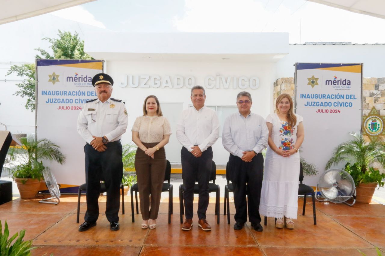 Inauguran primer Juzgado Cívico en Mérida