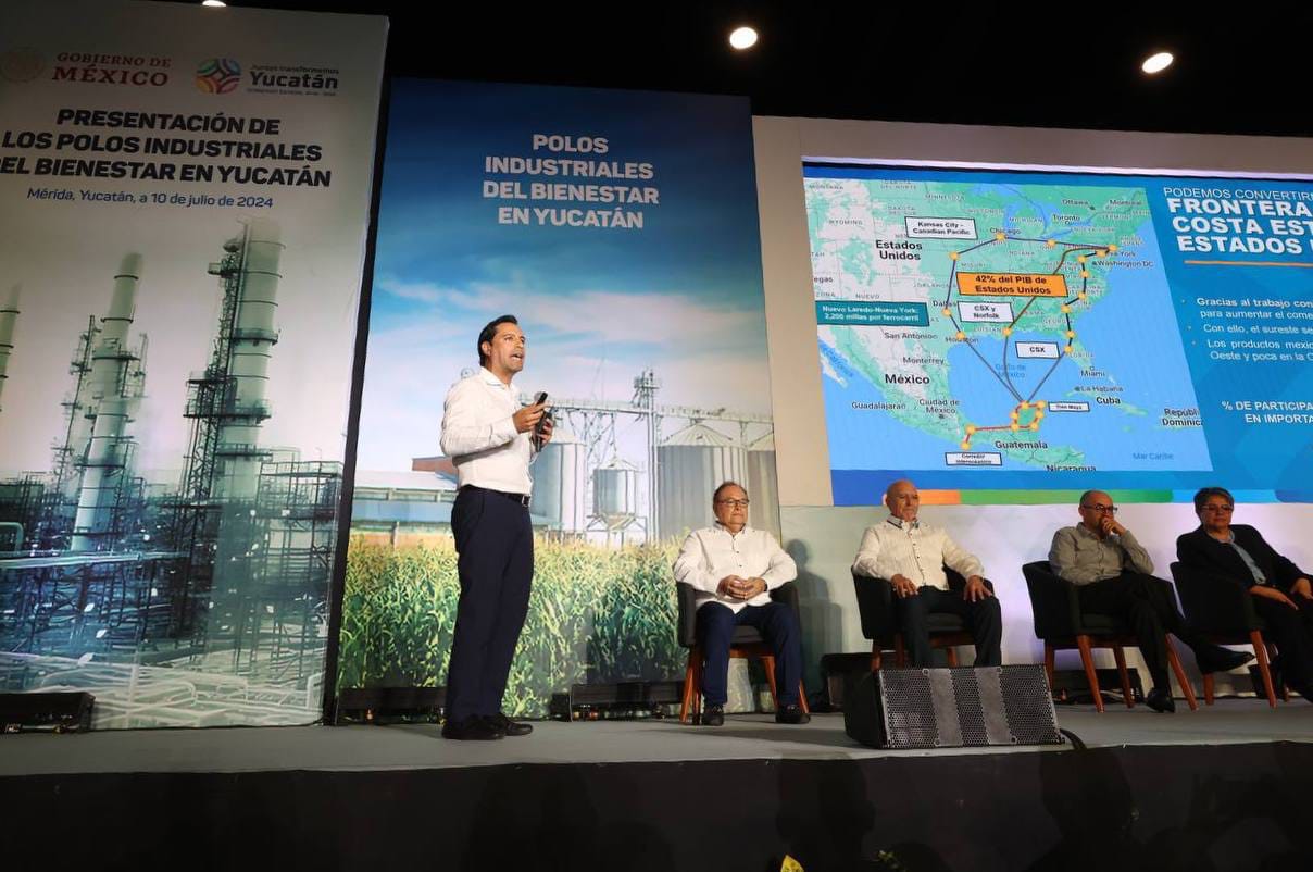 Polos del Desarrollo de Bienestar para Yucatán, uno en Progreso y otro en Mérida