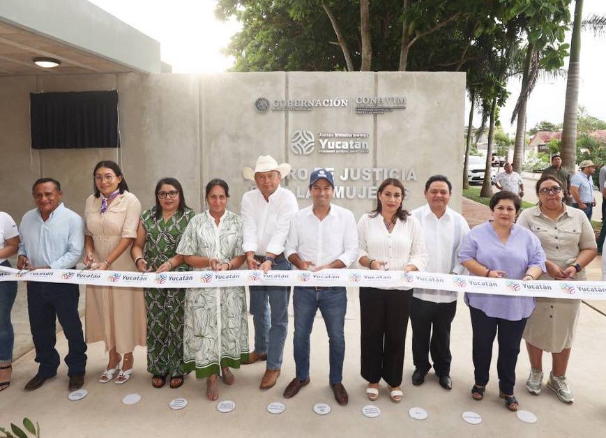 Vila inaugura Centro de Justicia para las Mujeres de Tizimín en su gira de despedida