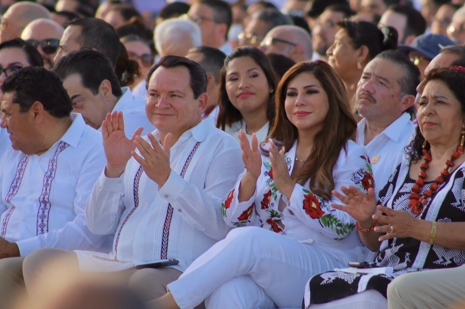 Pondremos al frente el bienestar de todos: JDM en informe de Mara Lezama